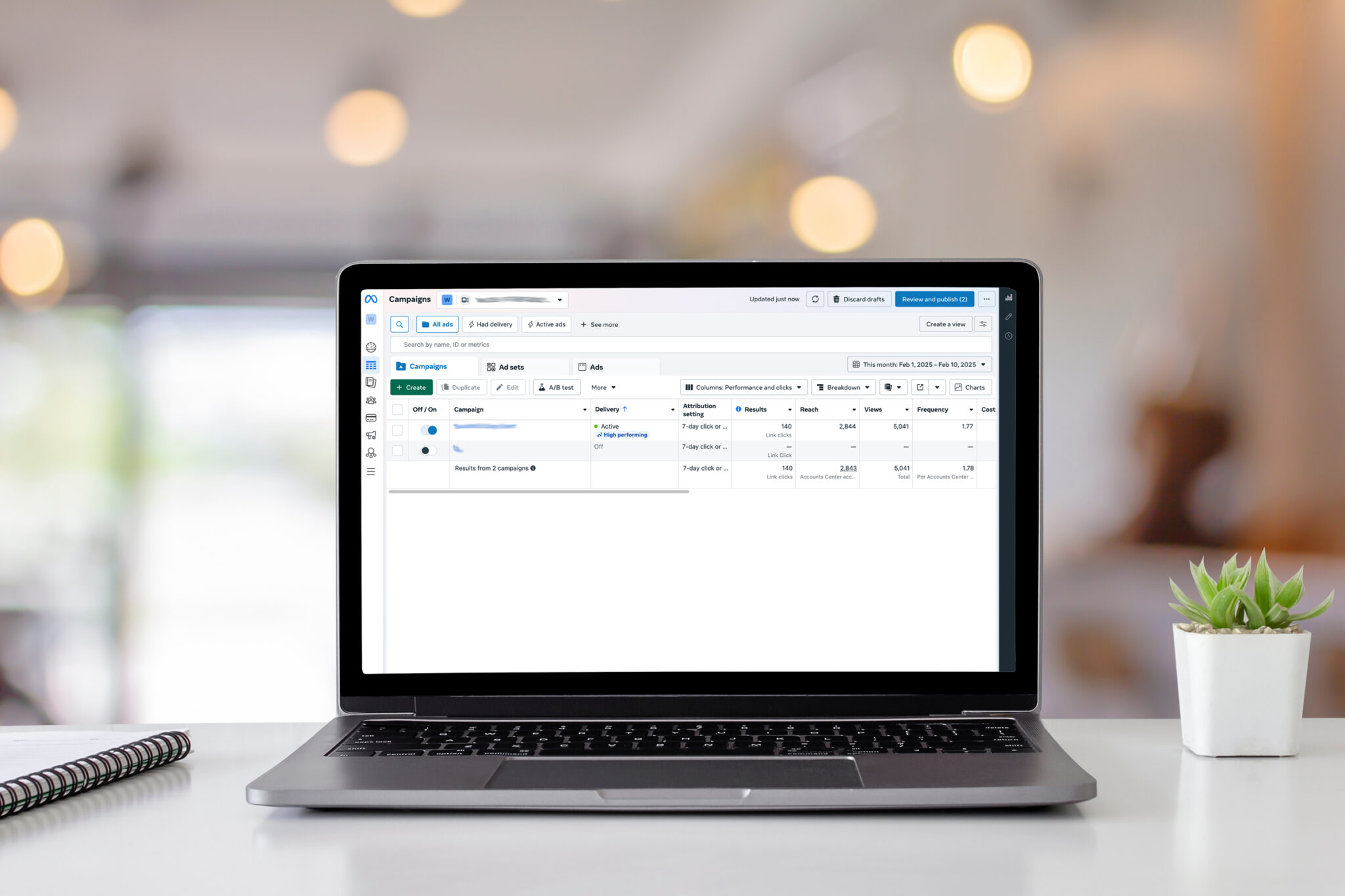 Facebook Ads campaign for targeted advertising and lead generation